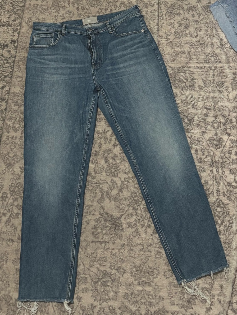 Everlane The Cheeky Straight-Leg Denim Jeans in Blue